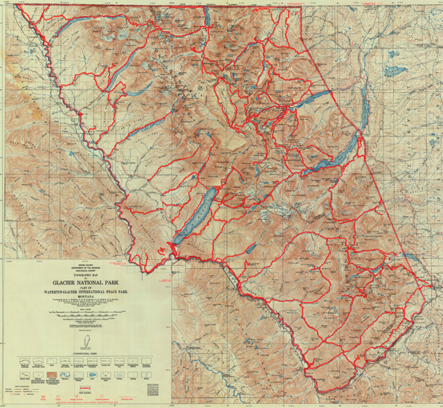 Glacier National Park Interactive Map