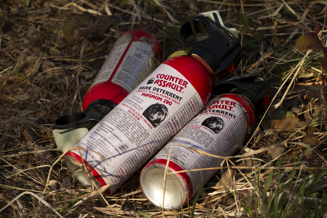 Using Bear Spray while Hiking
