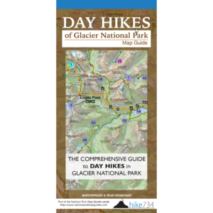 Day Hikes of Glacier National Park Map Guide
