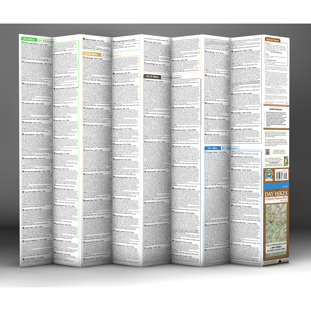 Day Hikes of Glacier National Park Map Guide - Image 3