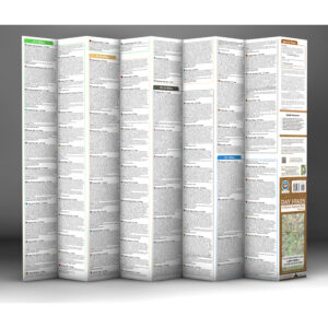 Day Hikes of Glacier National Park Map Guide Front