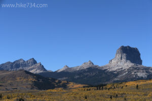 Chief Mountain in Autumn