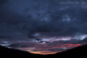 Sunrise at Slide Lake