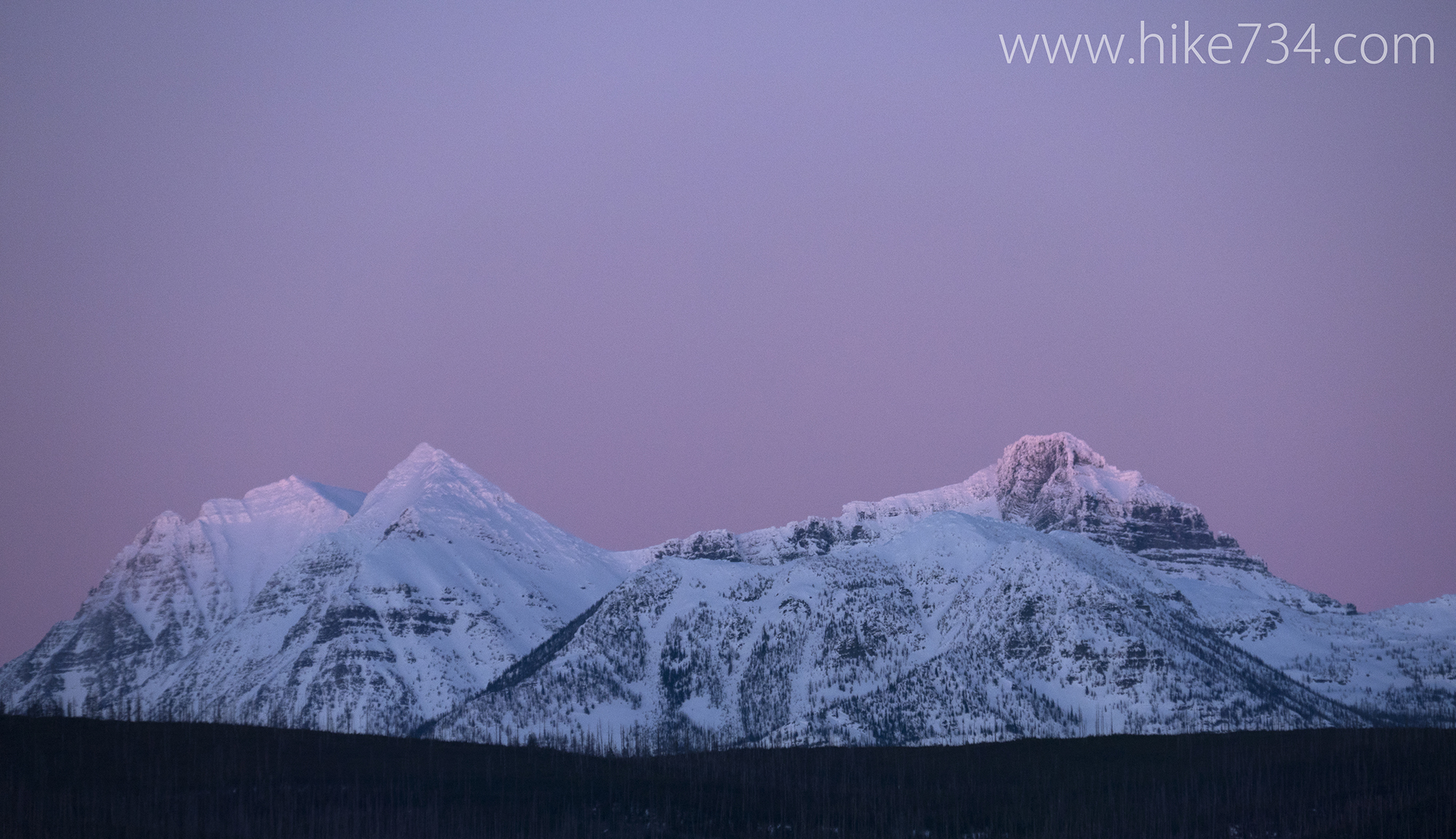 North Fork Alpenglow
