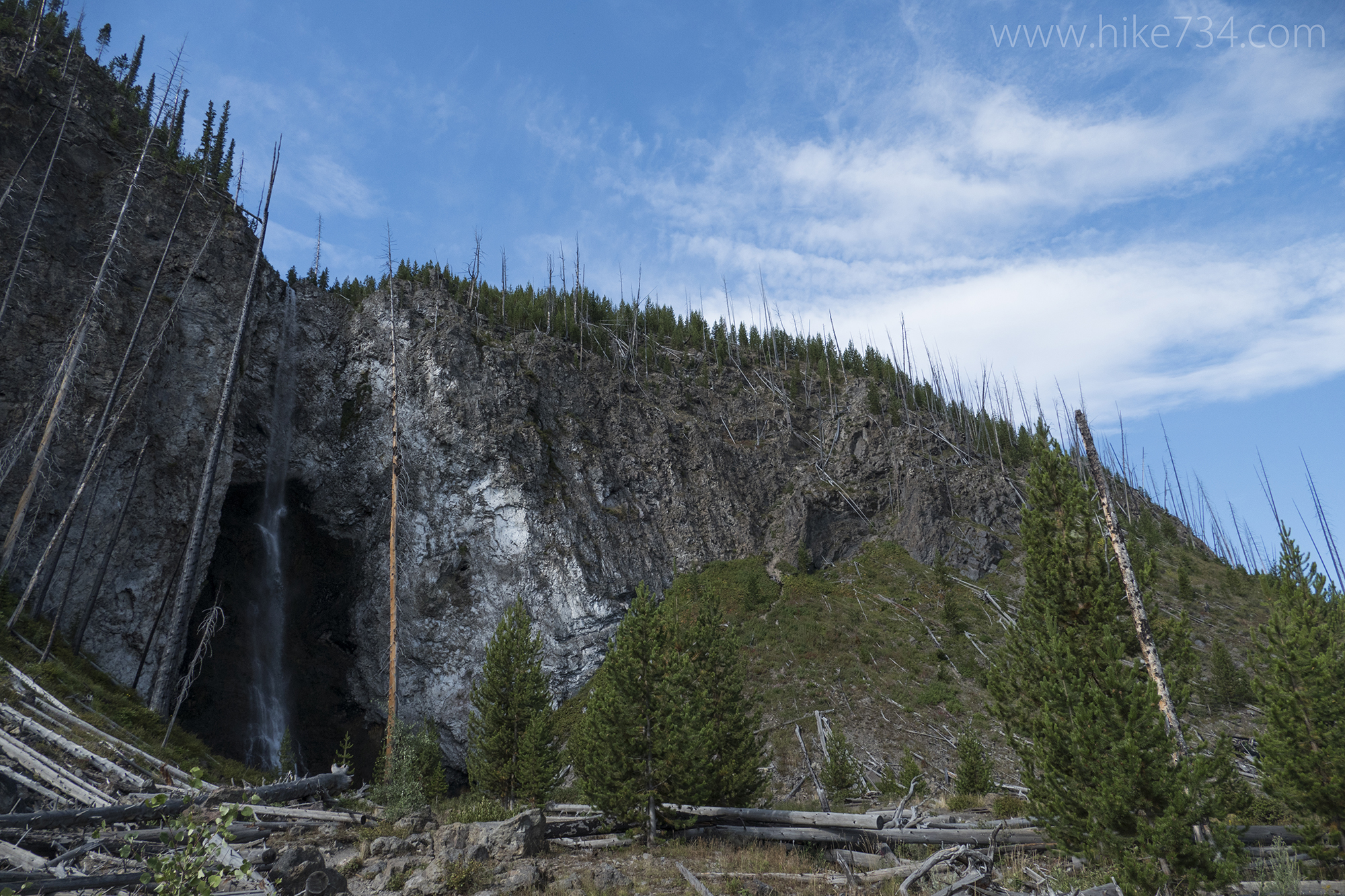 Fairy Falls Loop with Imperial Geyser