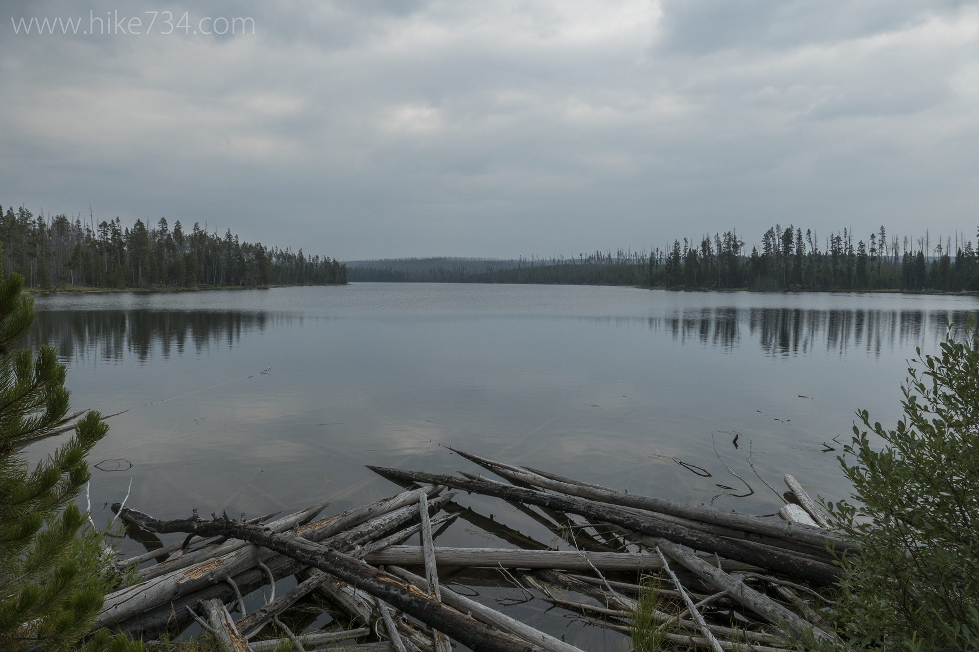 Ice Lake, Wolf Lake, and Grebe Lake