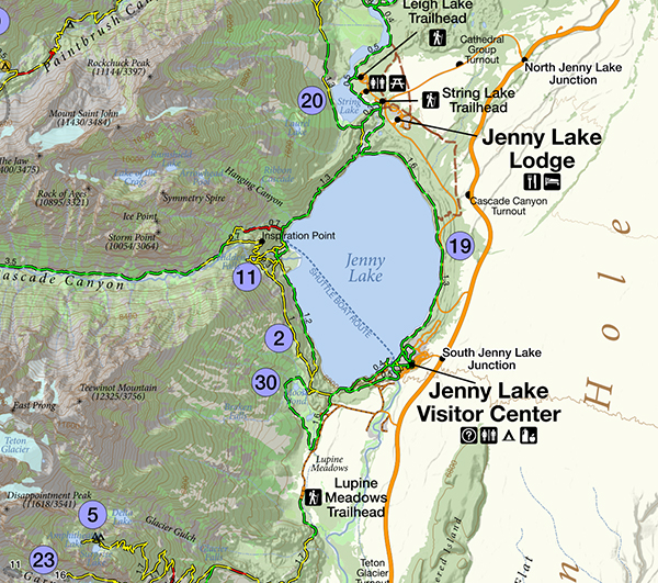 Day Hikes of Grand Teton National Park Map Guide - Image 4