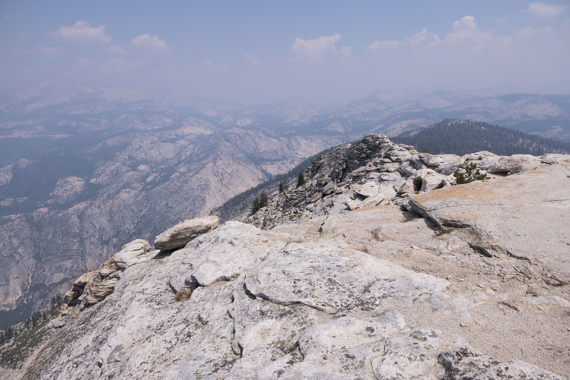 Clouds Rest, Sunrise Lakes, and Sunrise High Sierra Camp