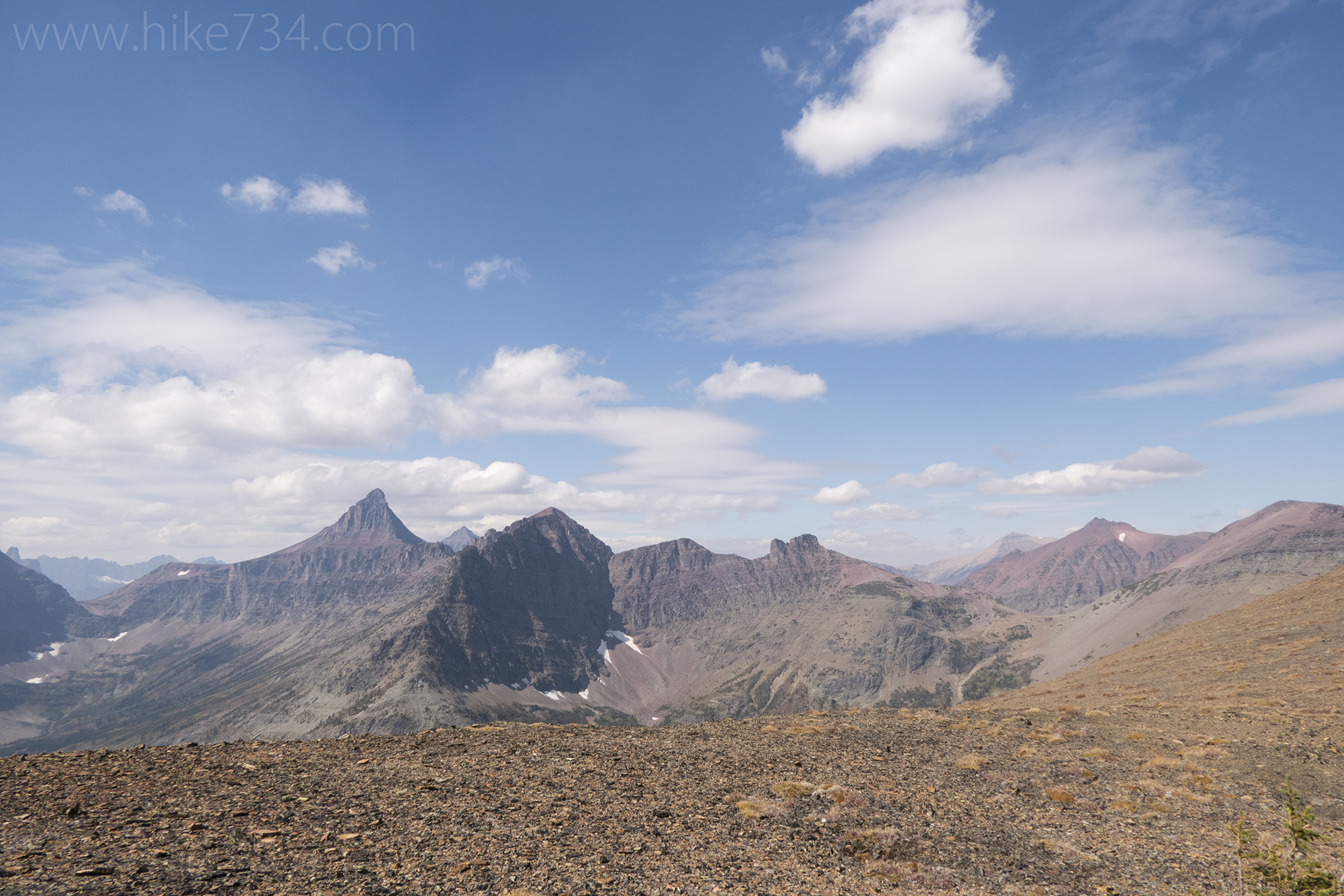 Firebrand Pass and Red Crow Mountain