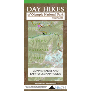 Day Hikes of Olympic National Park Map Guide