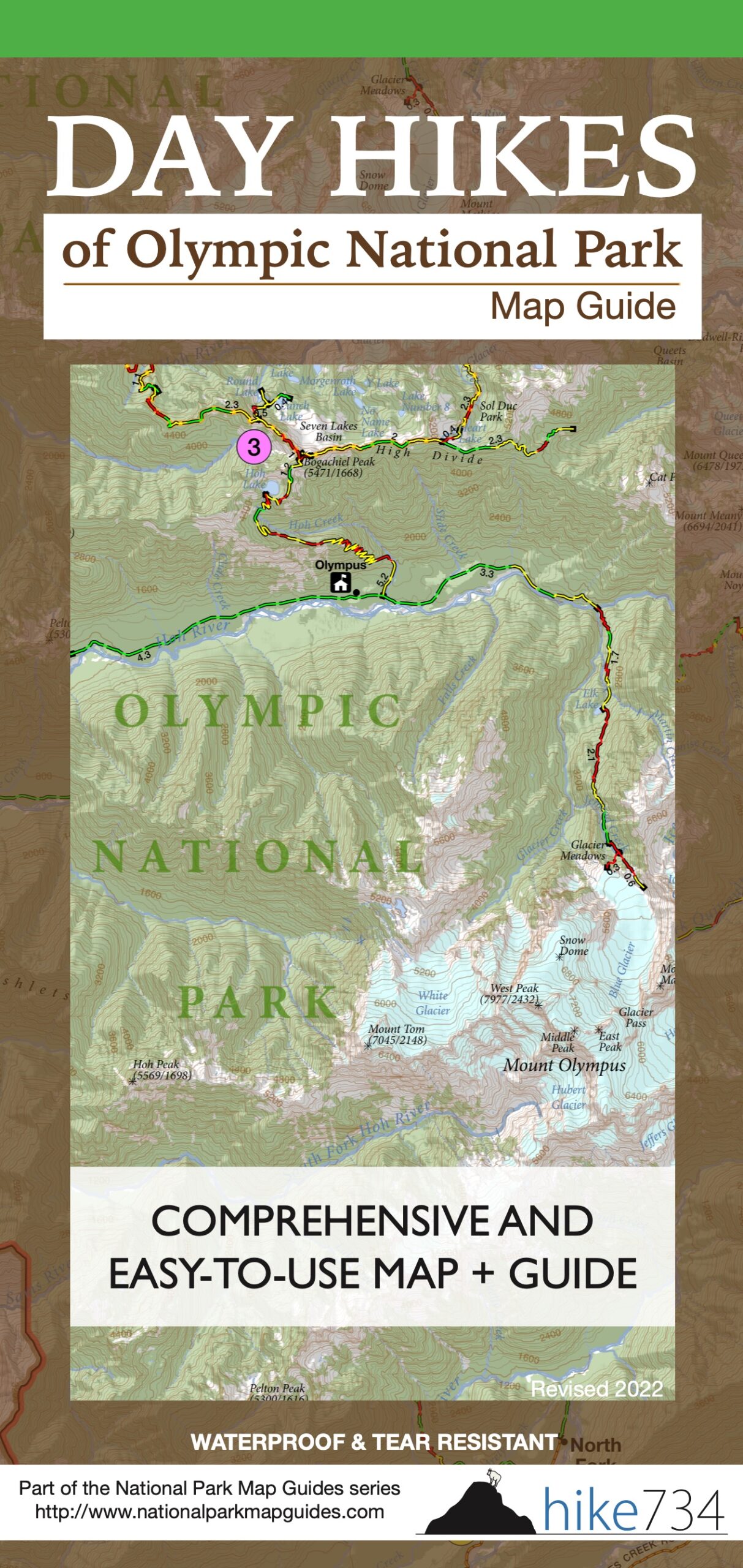 Day Hikes of Olympic National Park Map Guide - Image 5