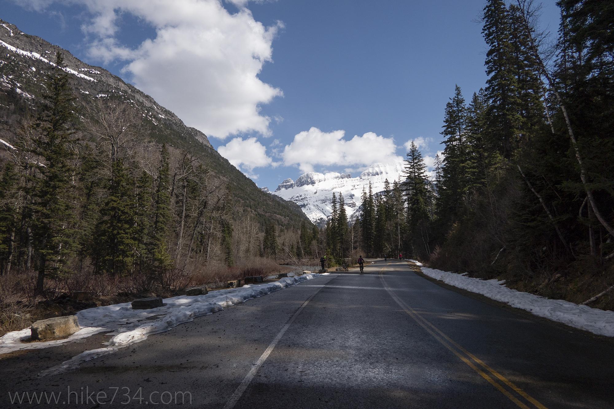 Biking Going-to-the-Sun Road – April 2019