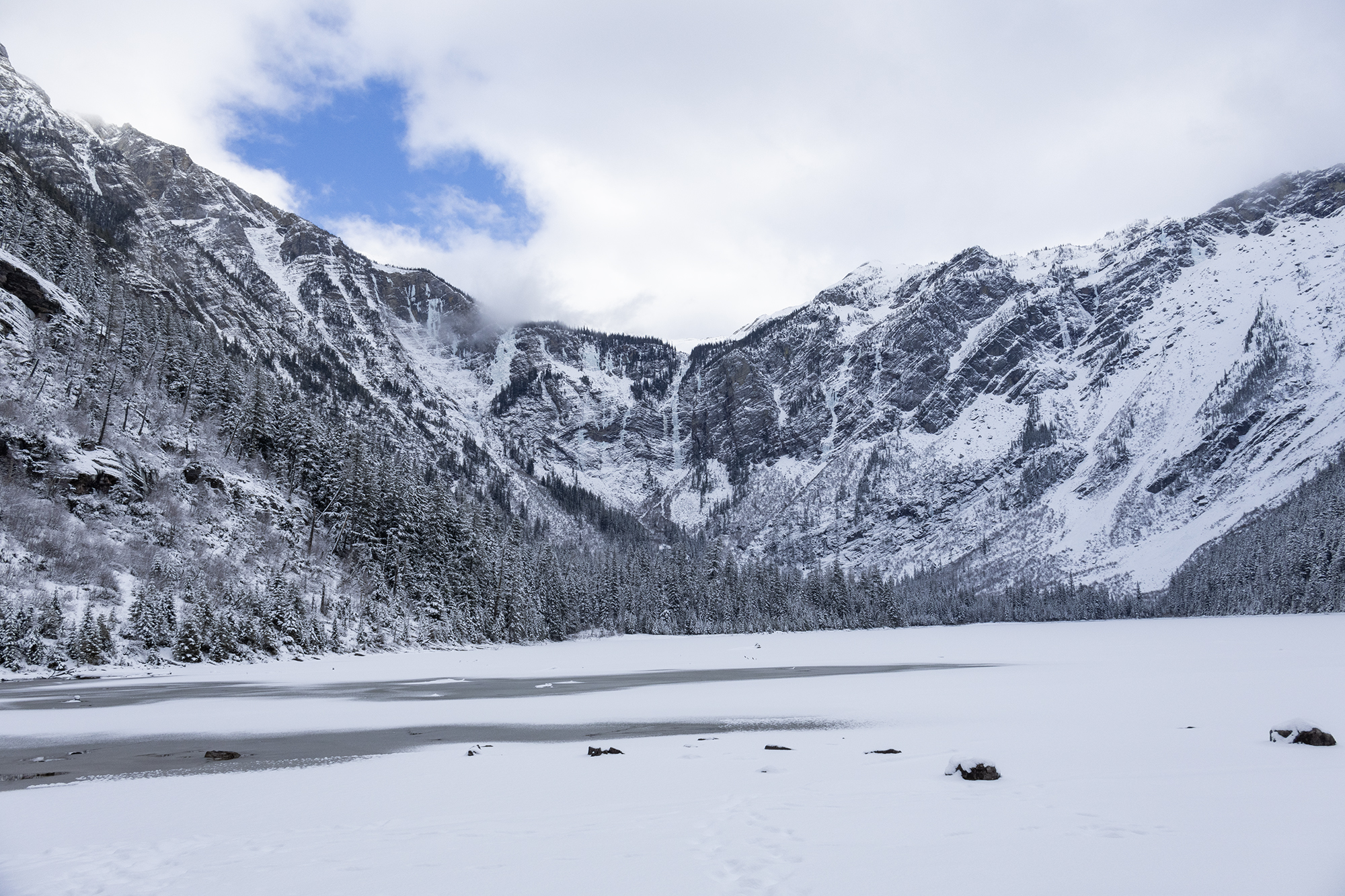 Avalanche Lake Hike on New Year’s Day 2024