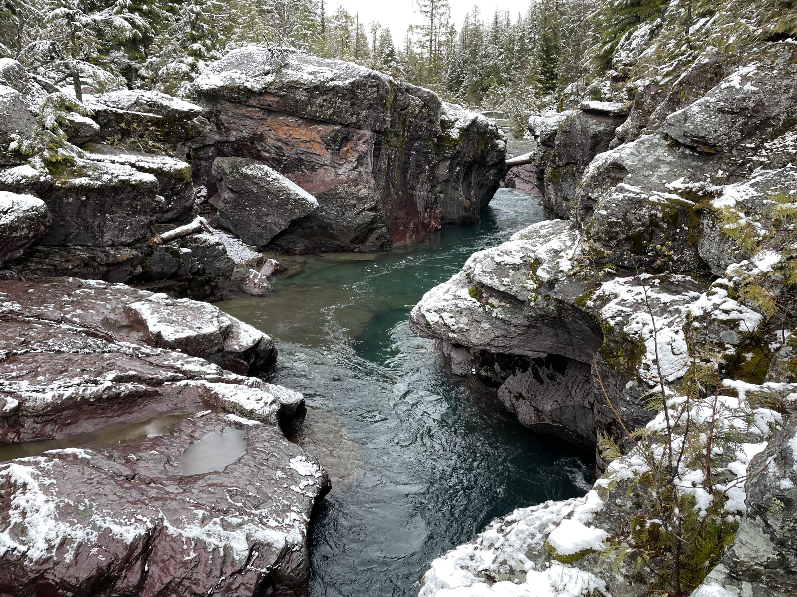 Gorge along McDonald Creek
