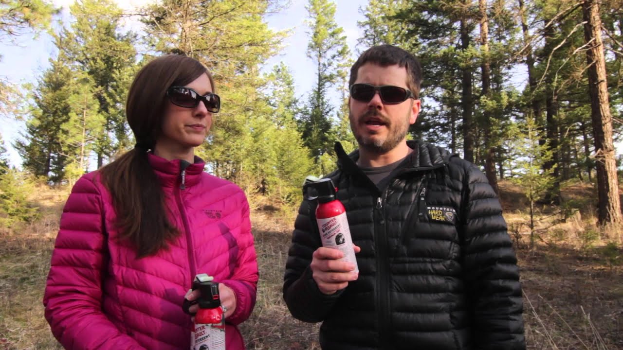 Using Bear Spray while Hiking