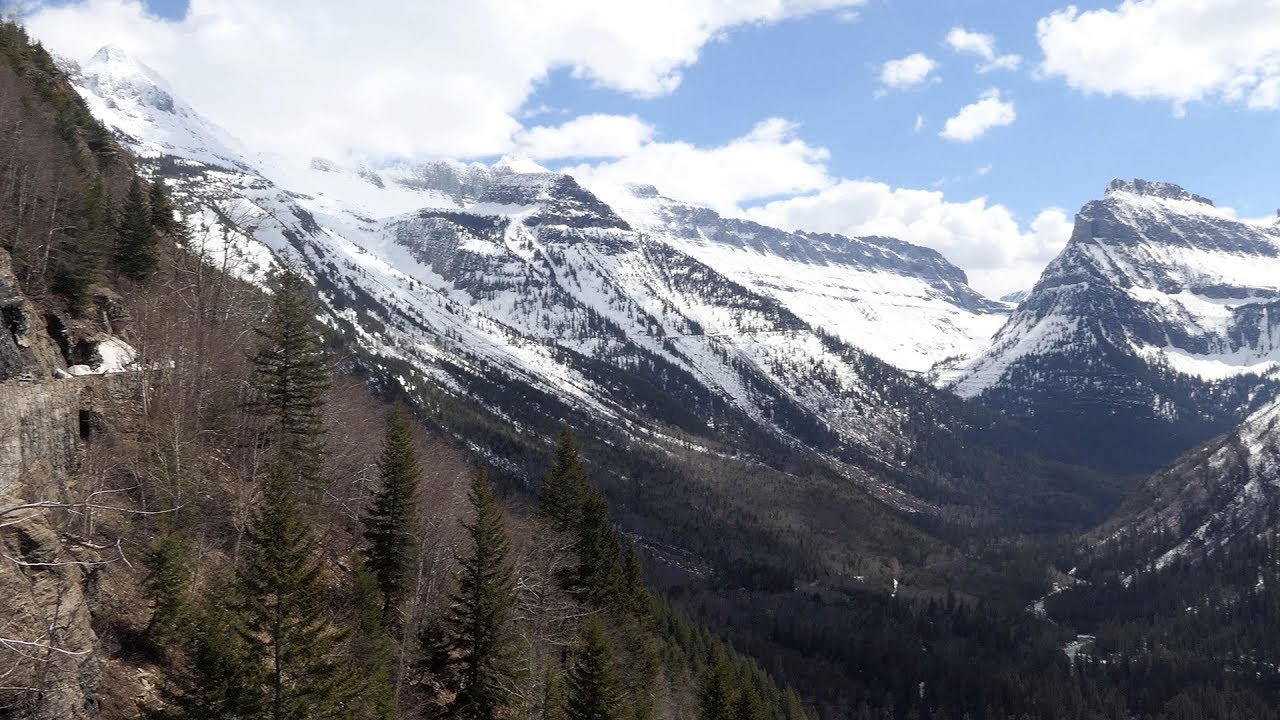 Biking Going-to-the-Sun Road - April 2019