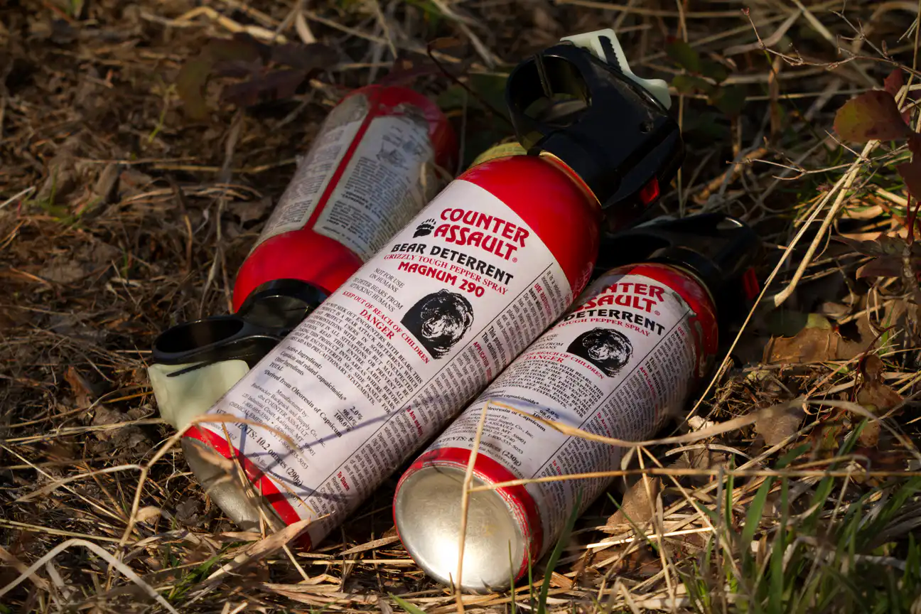 Using Bear Spray while Hiking