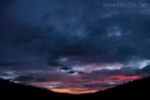 Sunrise at Slide Lake