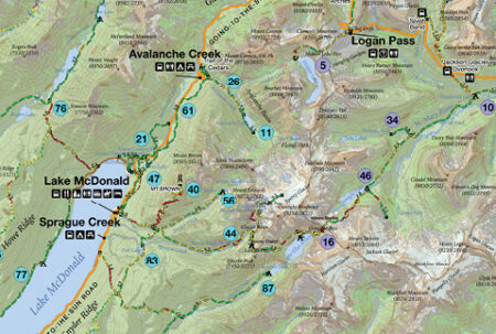 GPS Tracks for Glacier National Park