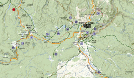 GPS Tracks for Yellowstone National Park
