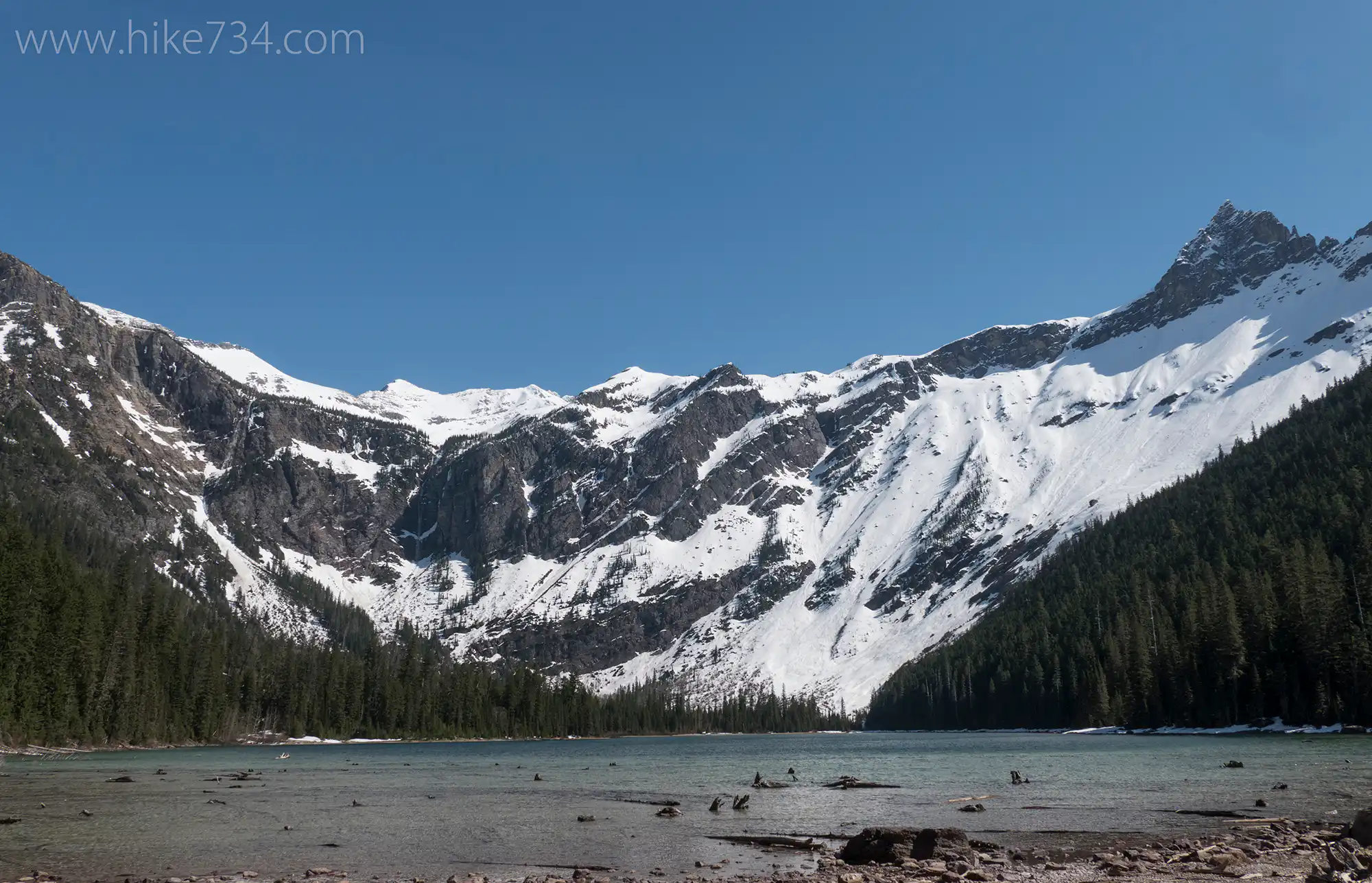 Avalanche Lake Spring 2016 Bike and Hike