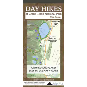 Day Hikes of Grand Teton National Park Map Guide
