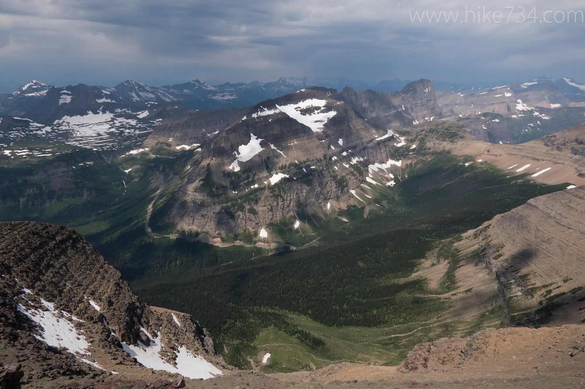 Climbing Going-to-the-Sun Mountain