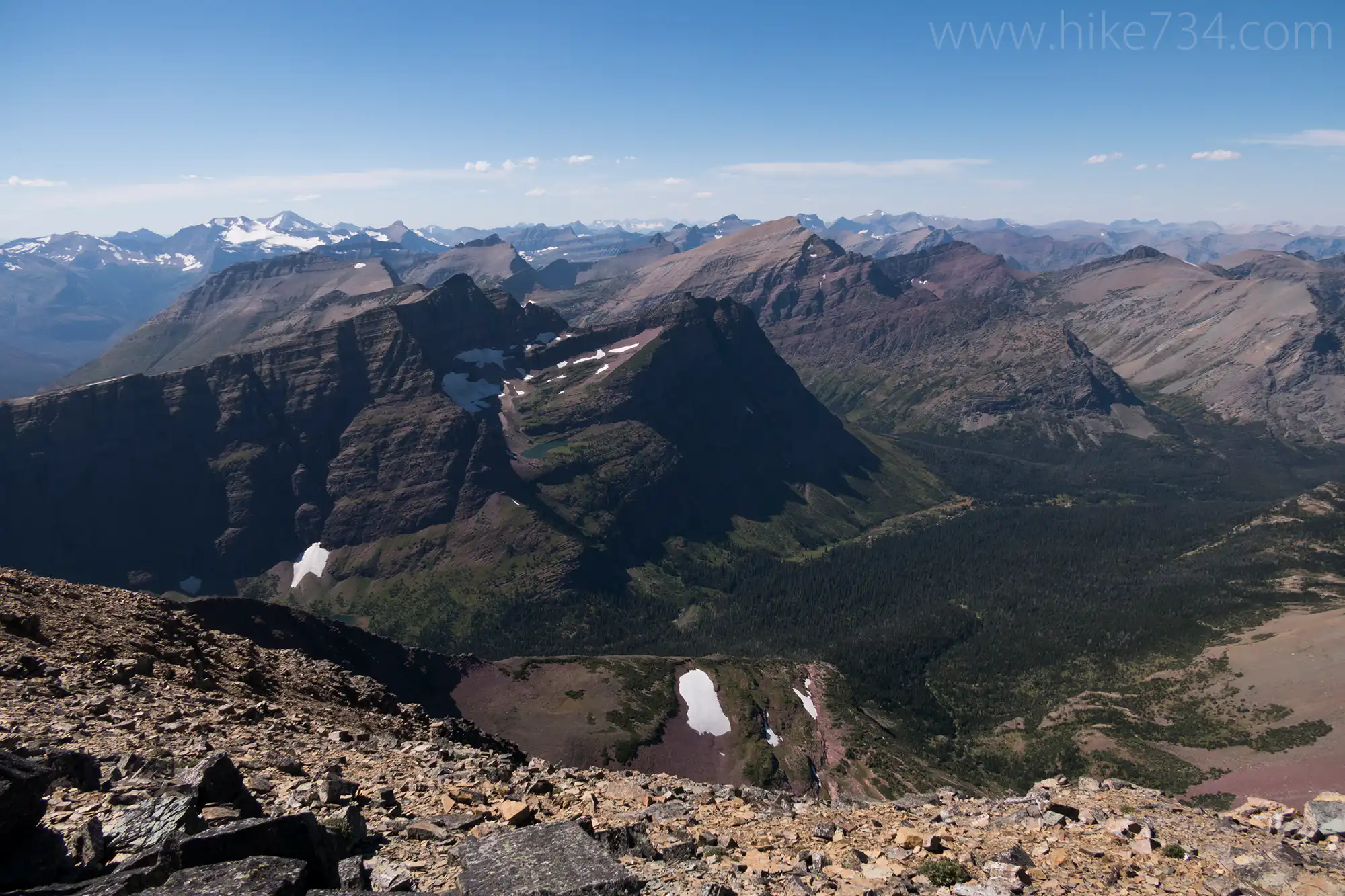 Climbing Spot Mountain and Red Mountain
