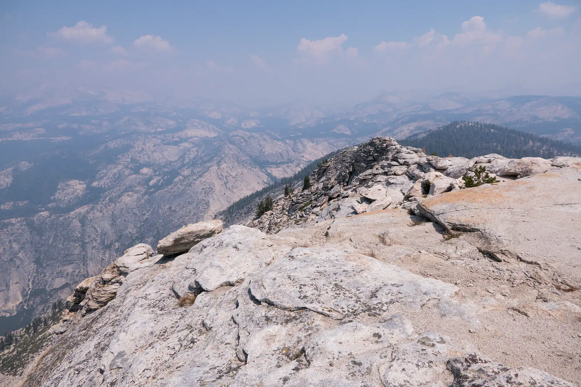 Clouds Rest, Sunrise Lakes, and Sunrise High Sierra Camp