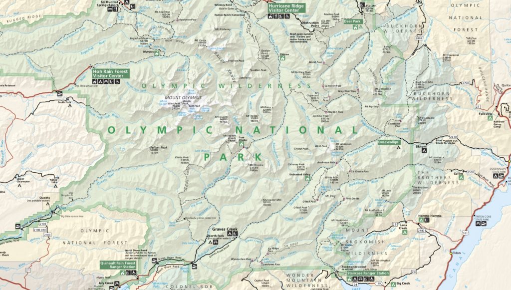 Olympic National Park Map Printable