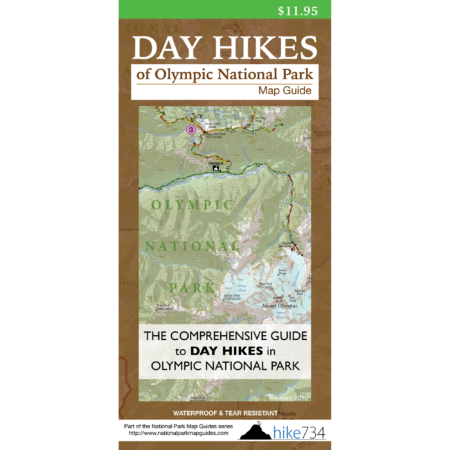 Day Hikes of Olympic National Park Map Guide