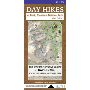 Day Hikes of Rocky Mountain National Park Map Guide