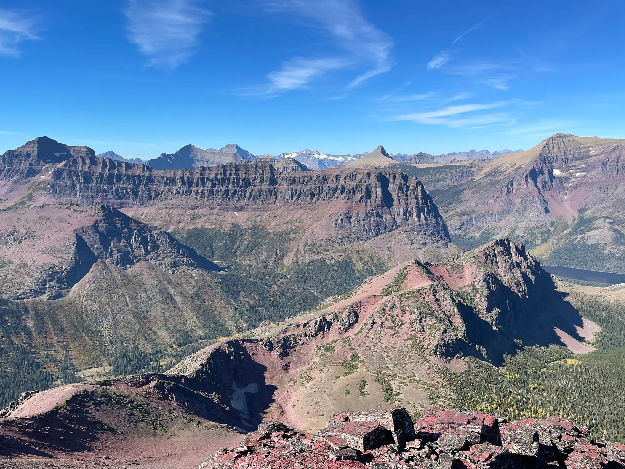 Climbing Never Laughs Mountain and Mt Ellsworth