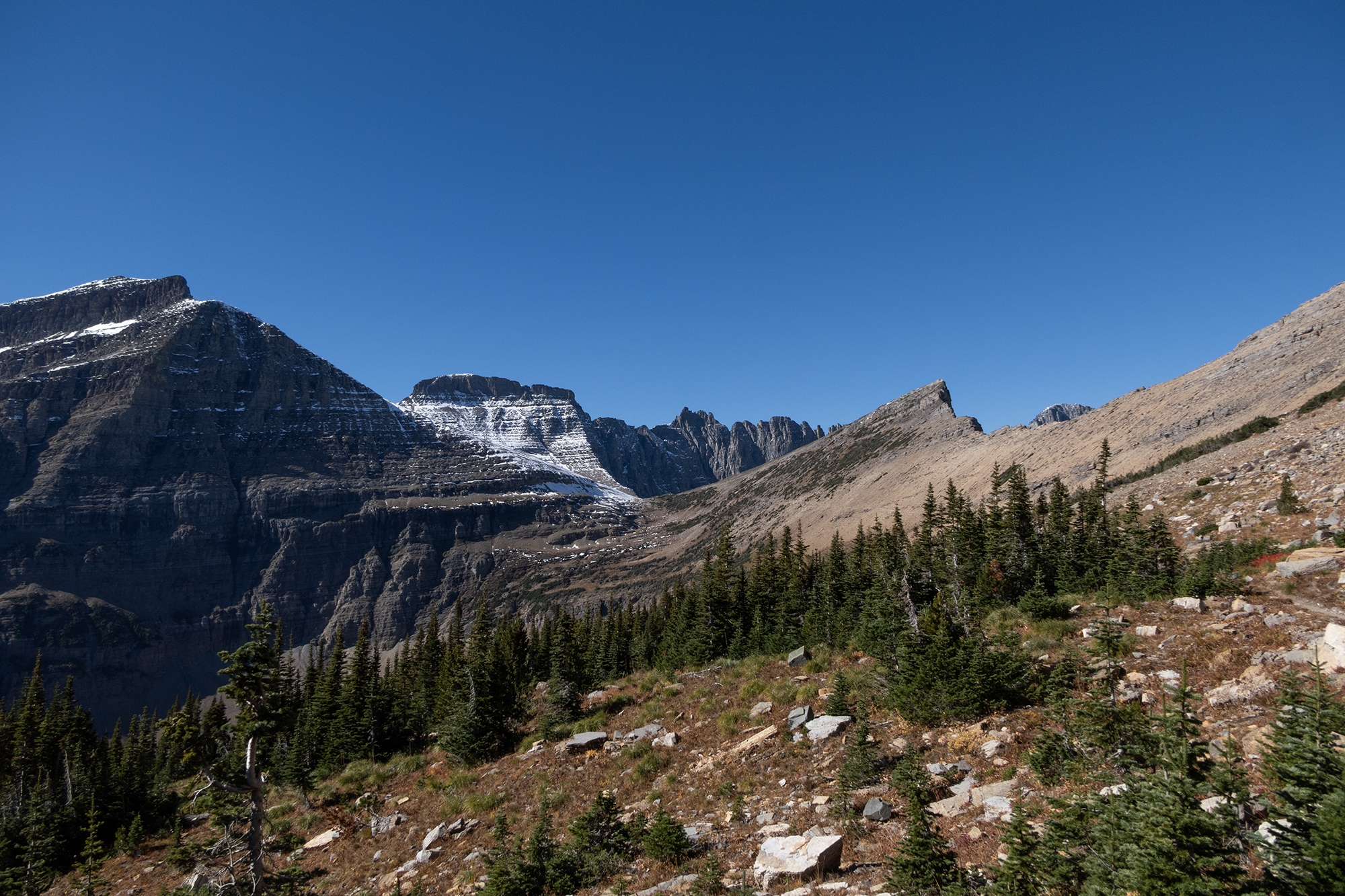 Piegan Pass with Cataract Mountain – Fall 2023
