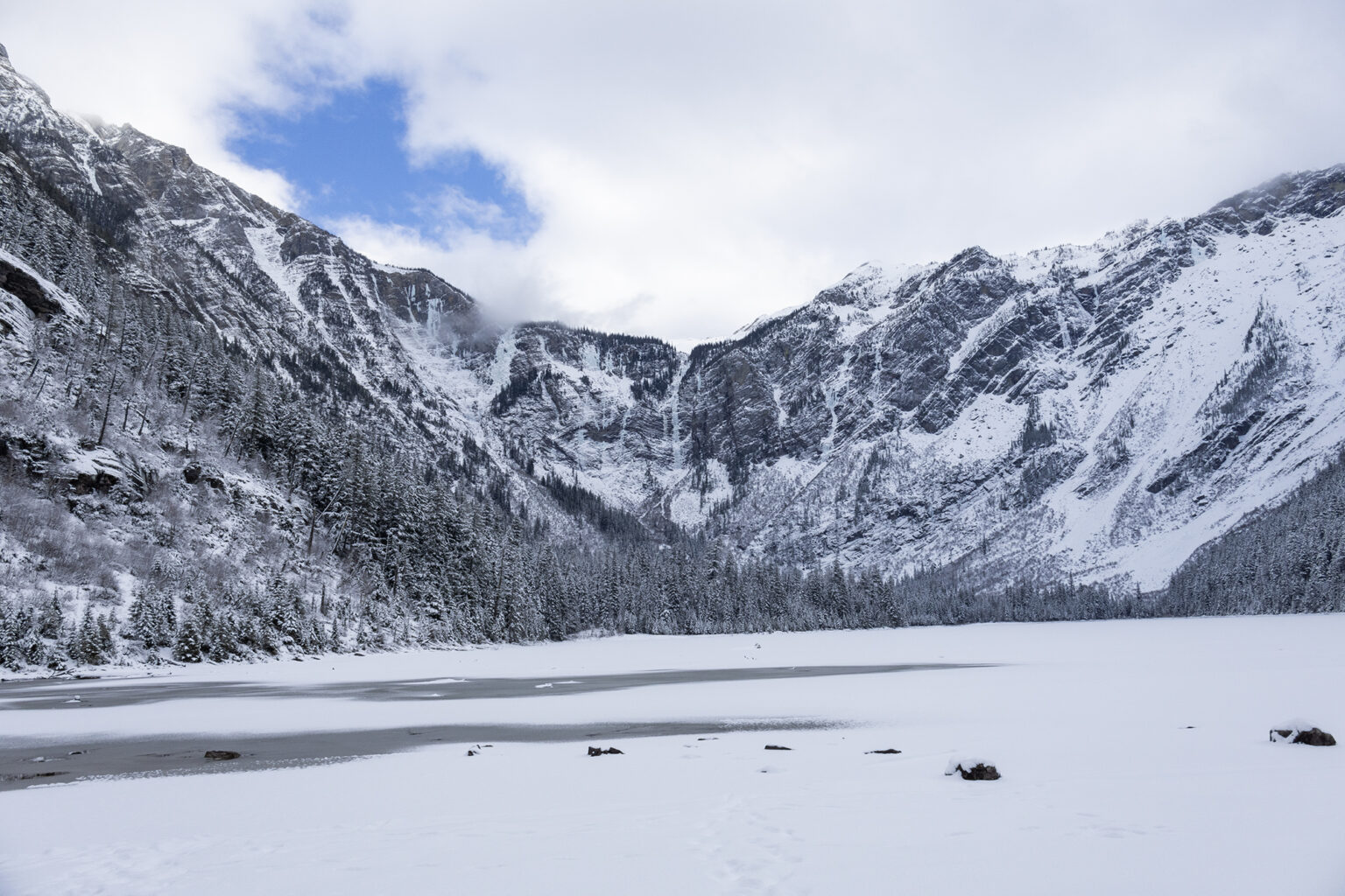 Avalanche Lake Hike on New Year's Day 2024 Hike 734