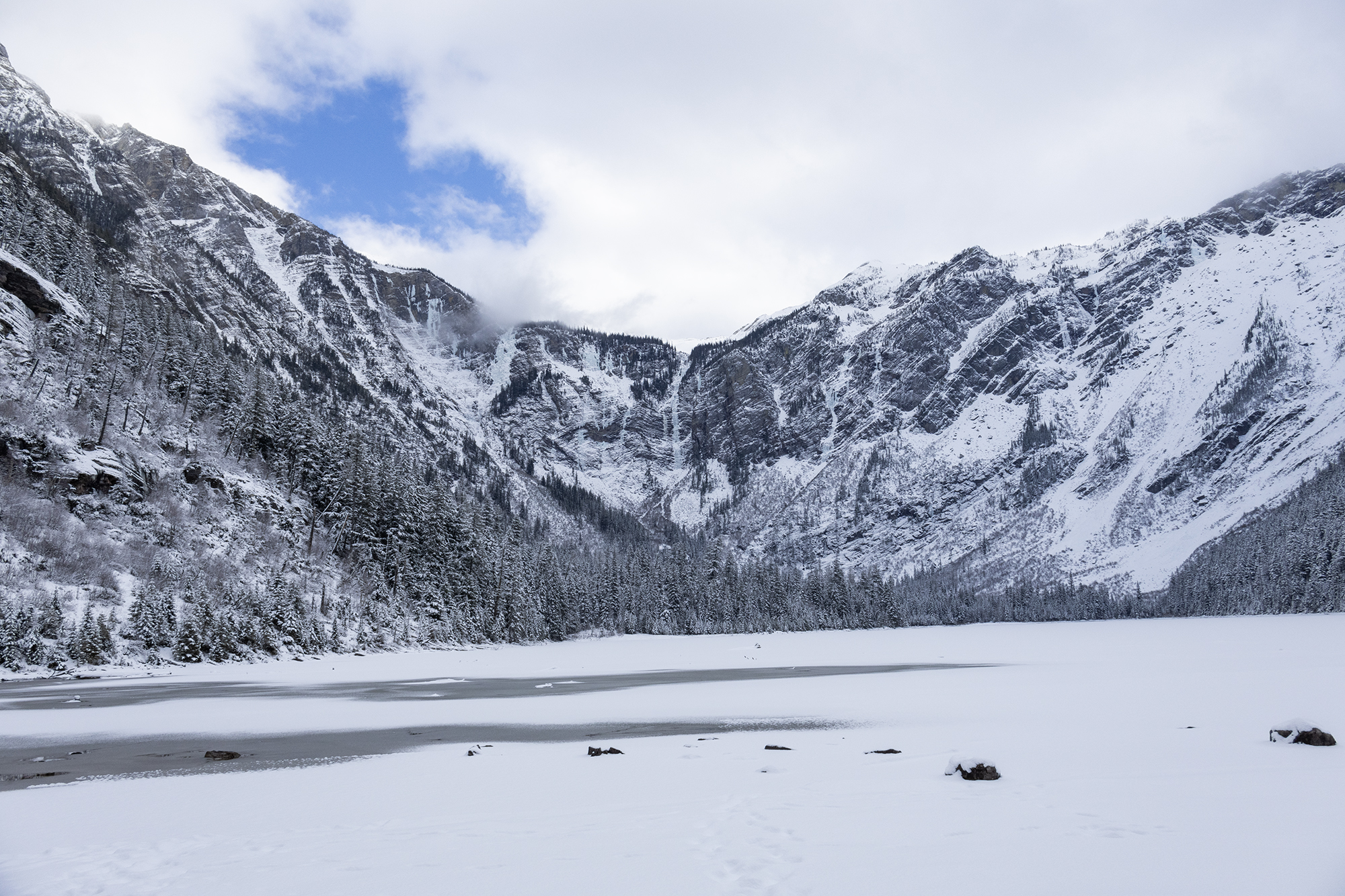 Avalanche Lake Hike on New Year’s Day 2024